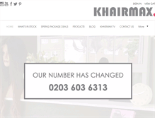 Tablet Screenshot of khairmax.com